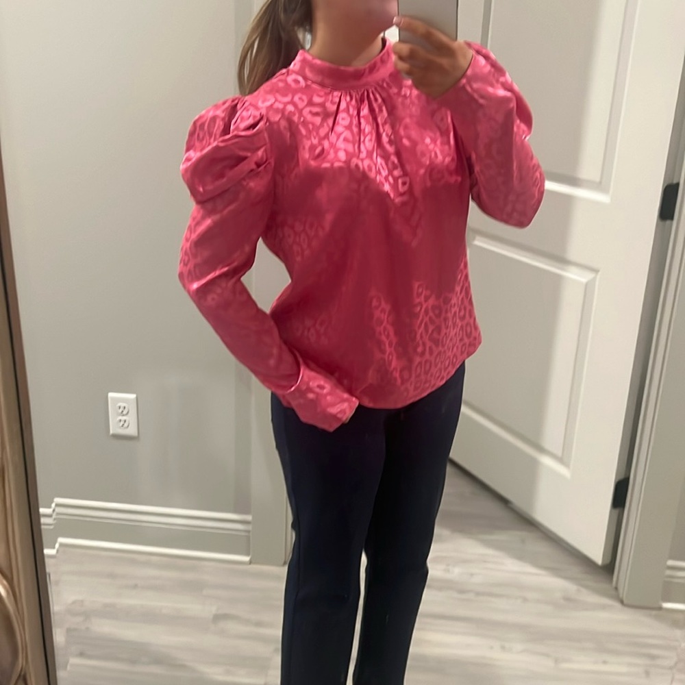 Pink Patterned Top - image 1